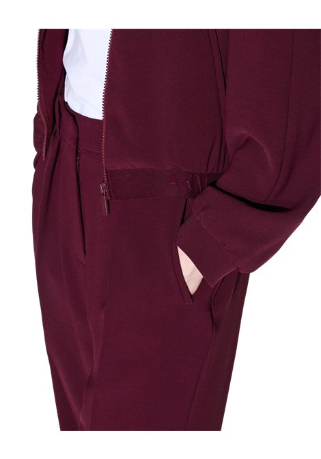 Trousers with pleats in flowing fabric ARMANI EXCHANGE | Trousers | XW000664 AF10872UA343